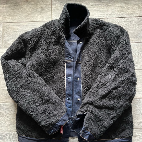 Benzak Denim Sherpa Jacket - Picture 11 of 13